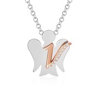 Collana Roberto Giannotti Donna L'alfabeto degli Angeli in Argento Zirconia GIA500V - GIA500V